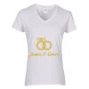 Heavy Cotton Women's V-Neck T-Shirt Thumbnail